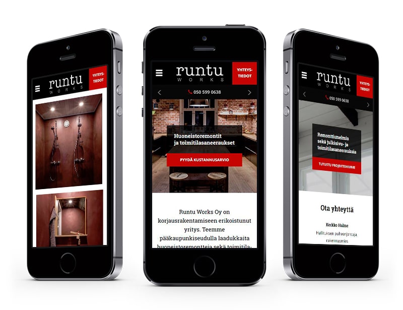 Runtu Works mobiili