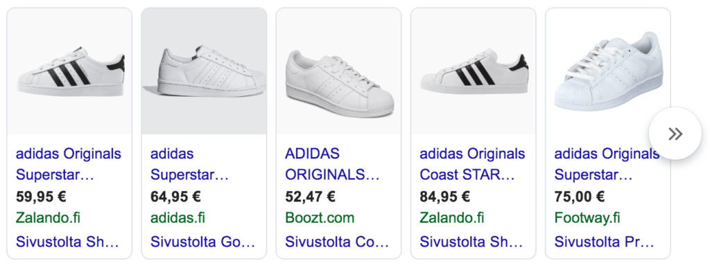 Shopping ads